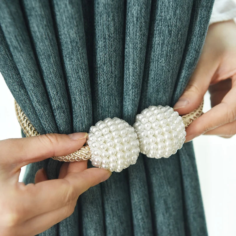 Pearl Magnetic Curtain Tie