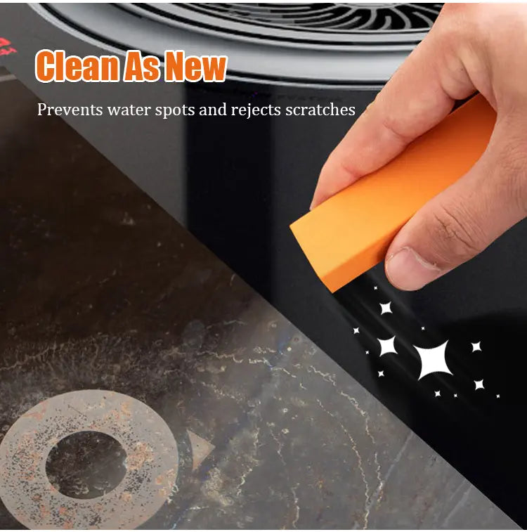 Bathroom Glass Rust Remover Rubber, Household Kitchen Cleaning Tool, Easy Limescale Eraser